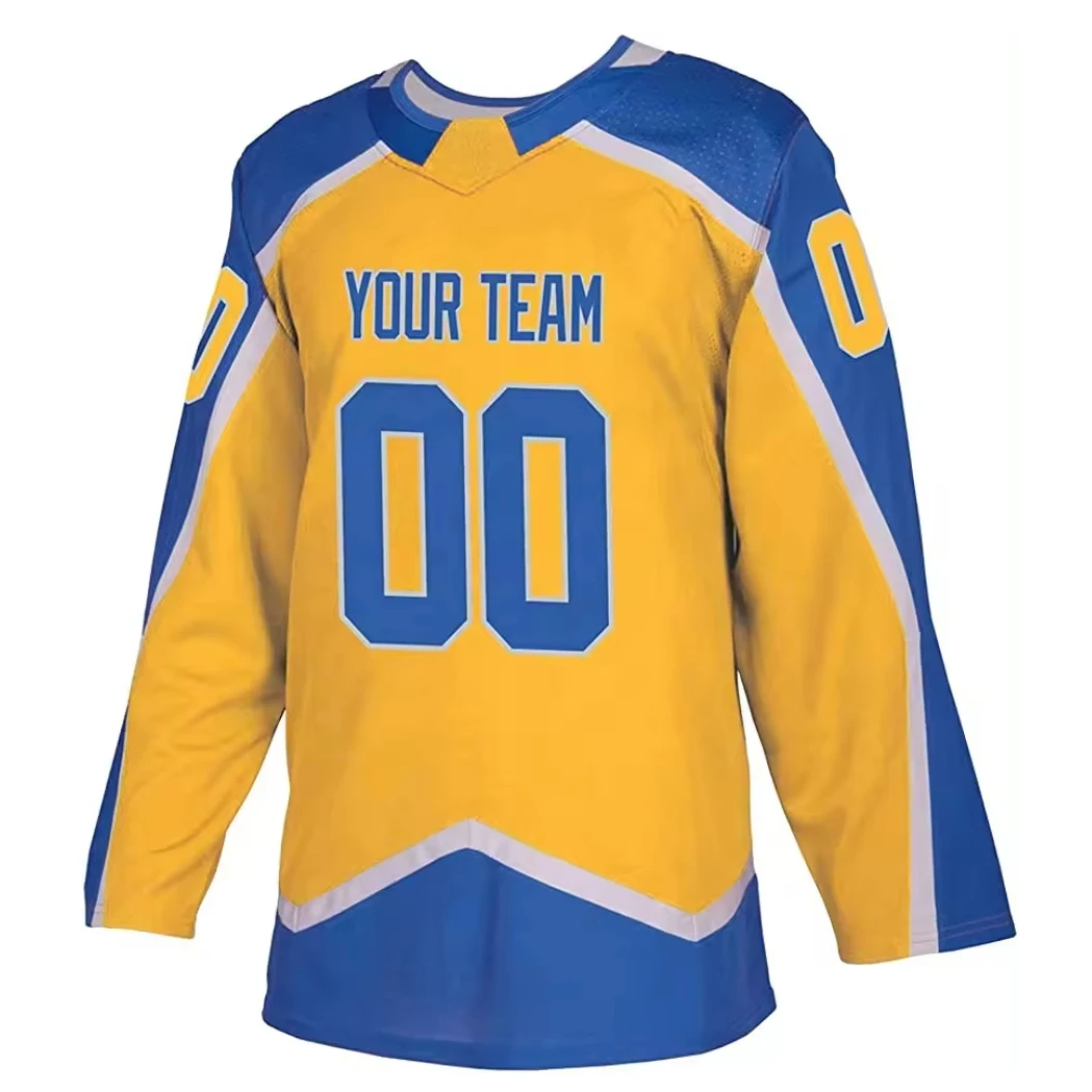 Breathable Team Wear Wholesale Price Ice Hockey Jersey Custom Logo Uniform Design 2024 Jerseys