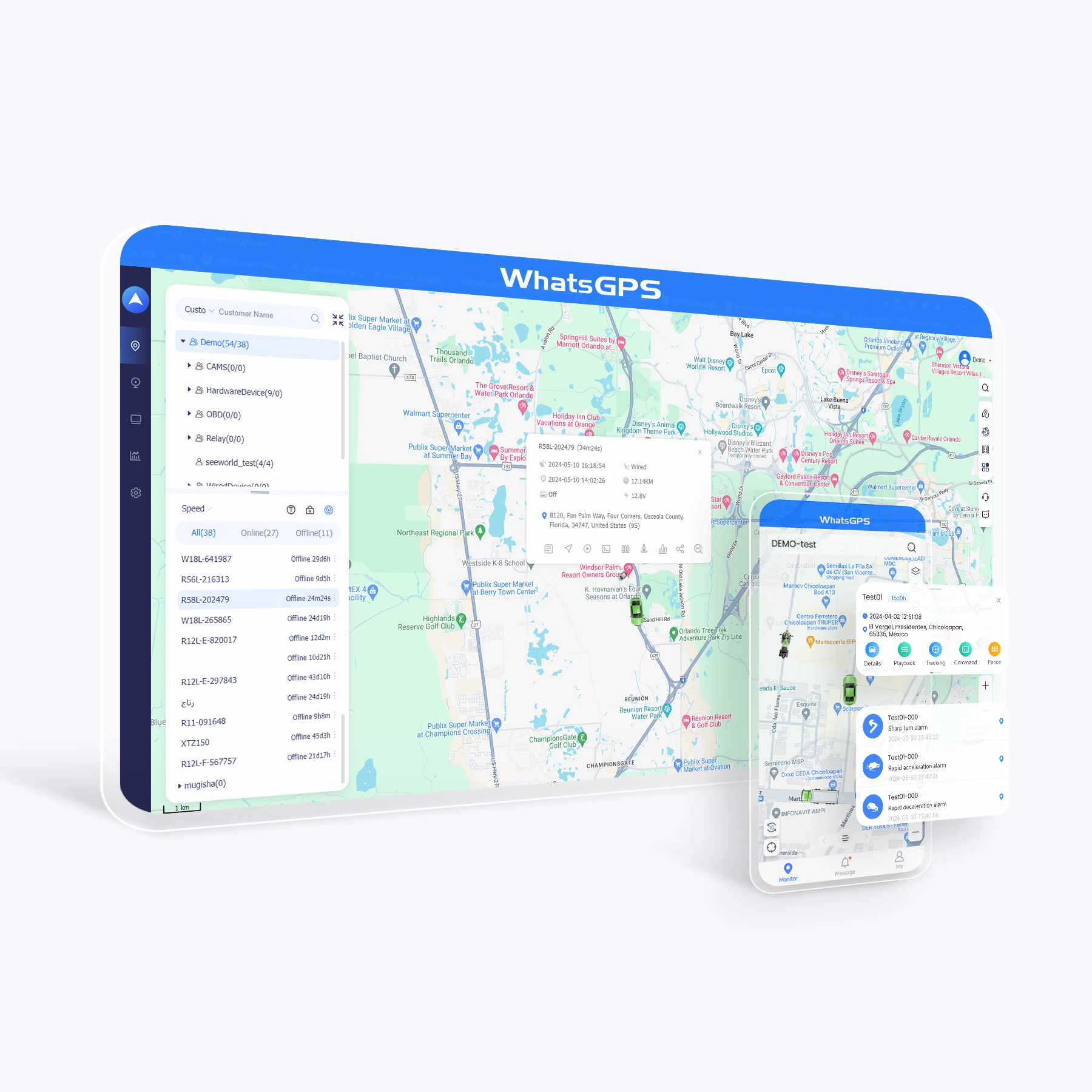 2025 WhatsApp GPS отслеживание программного обеспечения платформы с открытым API