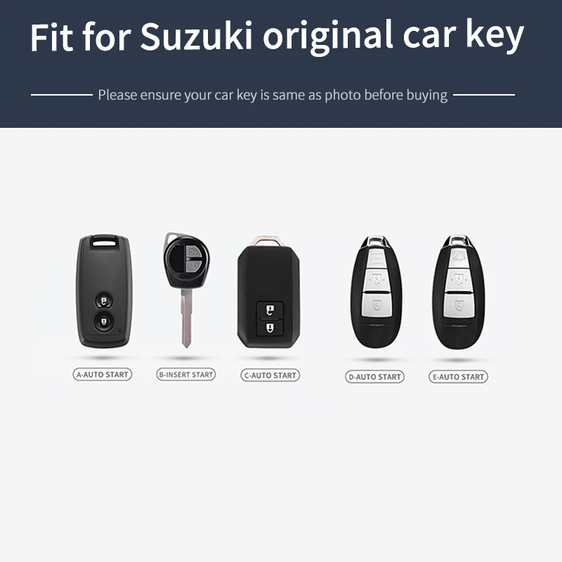 2button Remote Key Holder Car Key Cover Case For Suzuki Ertiga Swift 2017 Wagon R Japanese Monopoly Type 3C Keychain Protector
