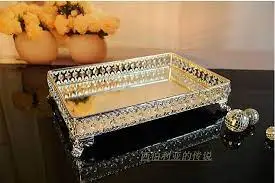 New Style Glass Round Serving Tray