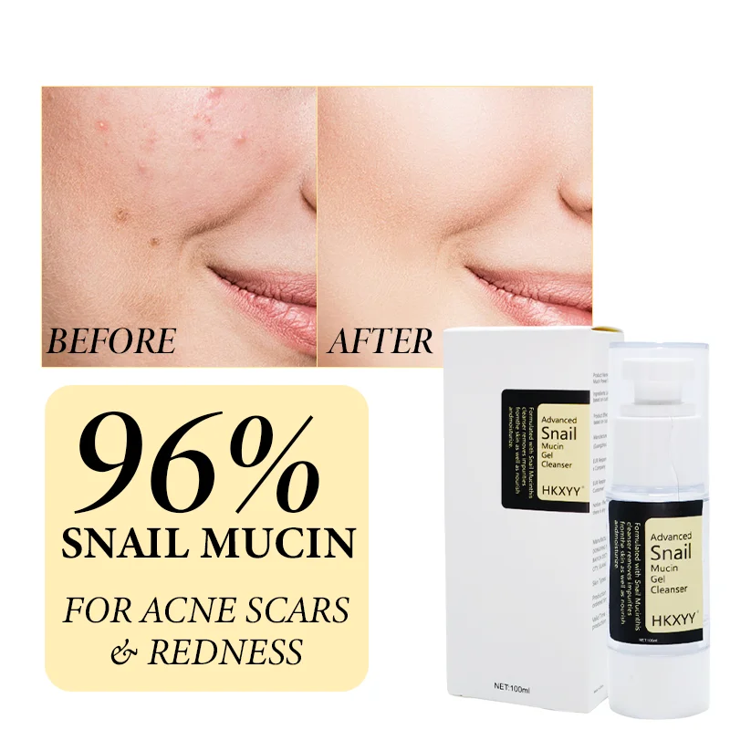 Skin Care Oil Control Deep Cleansing Moisturizing Facial Cleanser Snail Mucin Gel Moisturizing Cleanser