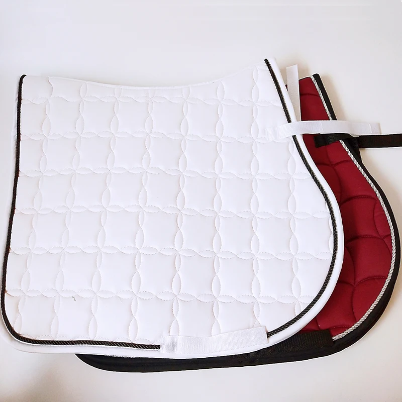 Breathable Horse Riding Protective Cotton Cushion Saddle Pad Sweat Absorbing Horse Riding Show Soft Equestrian Saddle Cover Pad