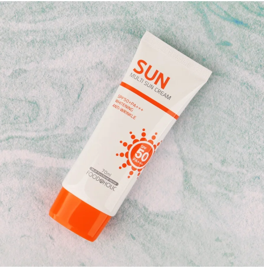 FoodAHolic Muti Sun Cream SPF50+ PA+++ Korea Sun Block Skin Care 70ml UV Protection