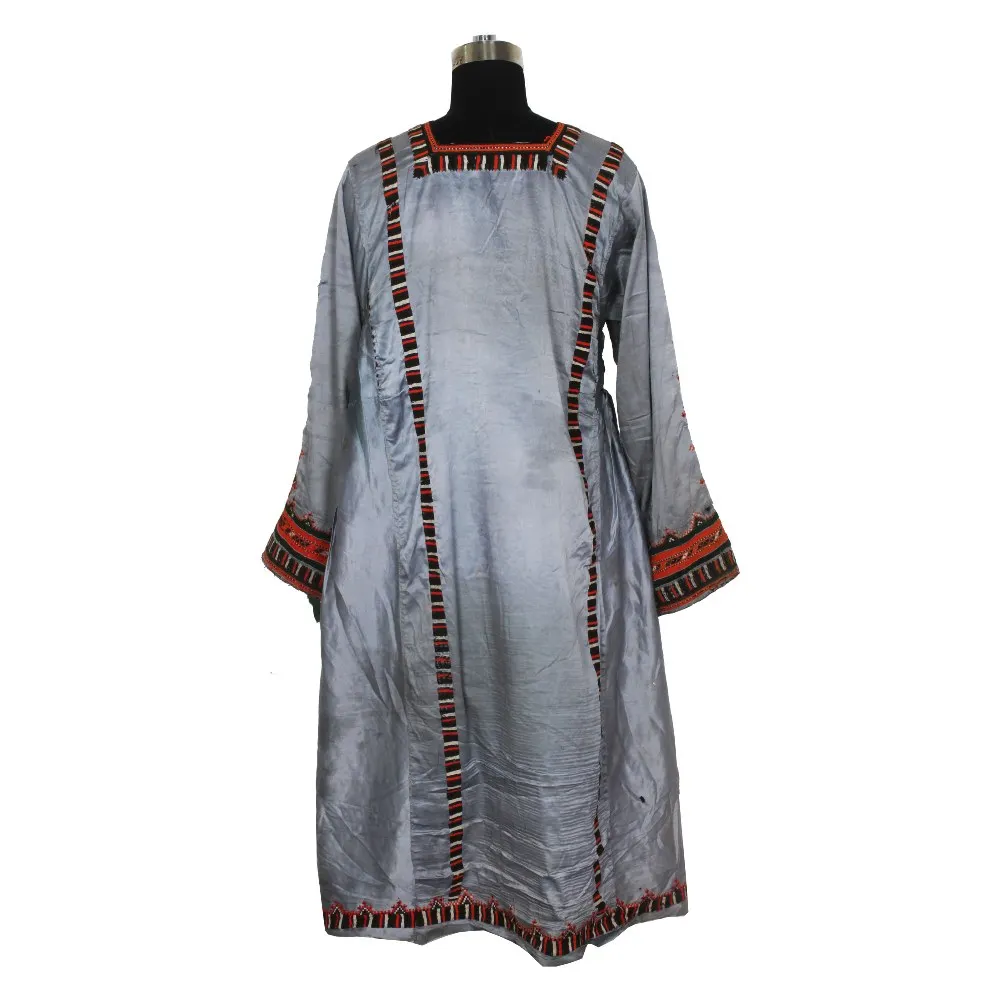 Real Vintage Handmade Balochi Dress With Tassels Balochi Tribal Ethnic Coins Dress collection of vintage hand embroidery banjara