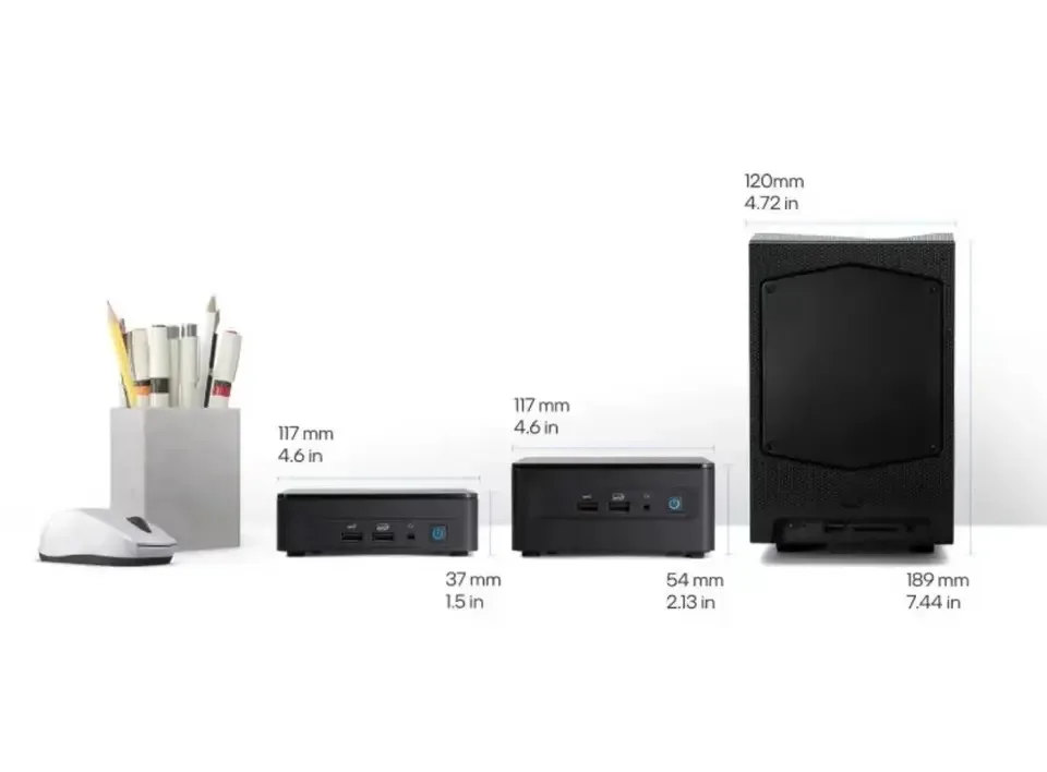 Intel Mini PC NUC12WSKI50Z00 Youth Edition Wall Street CanyonThin Model  i5-1240P CPU   M.2 SSD Thunderbolt 4 Cores 12 DDR4