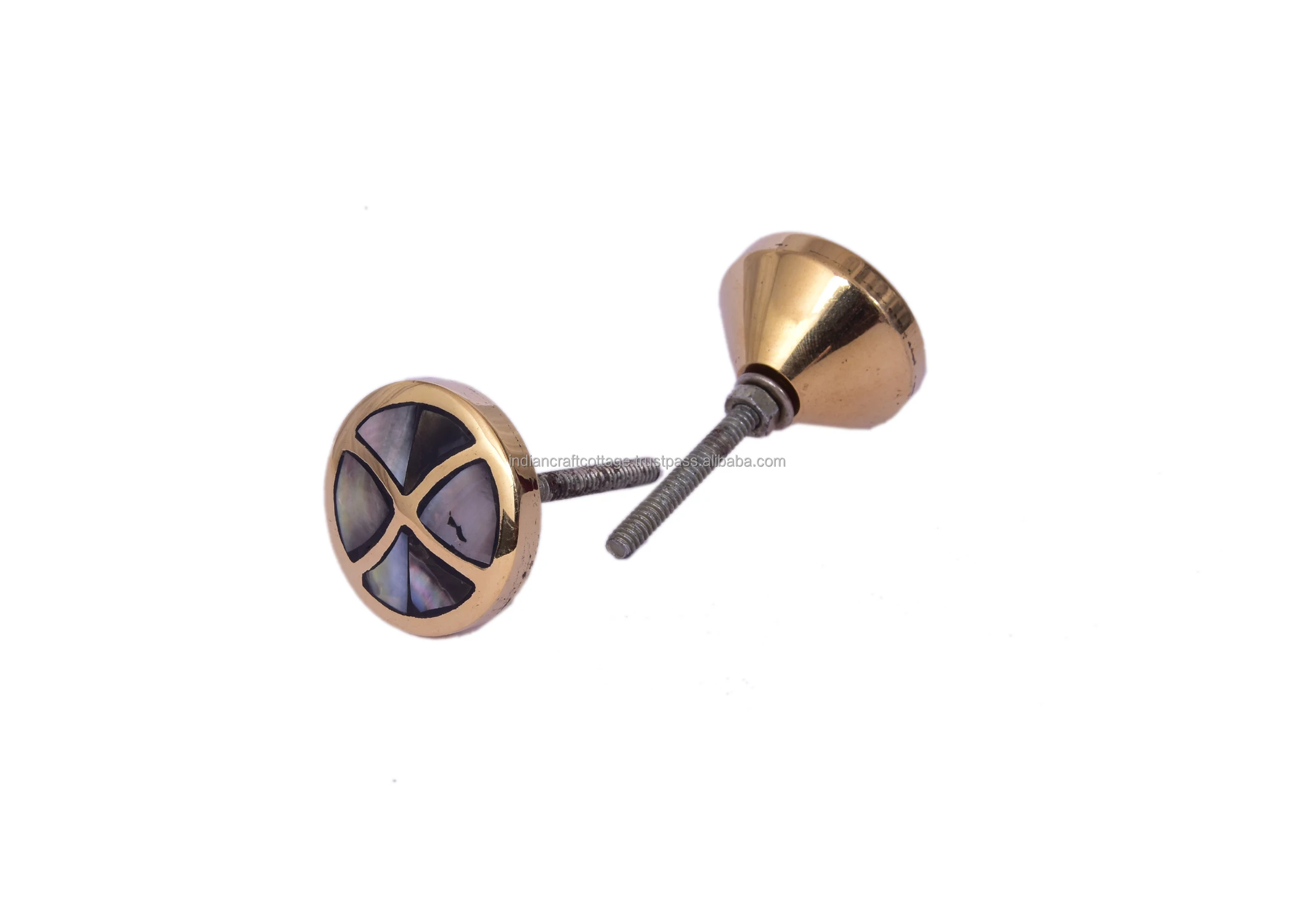 Resin wooden Brass custom Knobs Cabinet Door Handle for living room