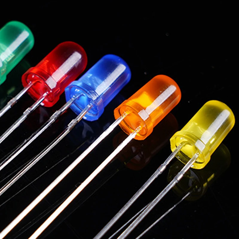 High Power LED Customized Electronic Components Led 3mm Diode Round Head LED 5mm led diode in Orange Color Dip lighting