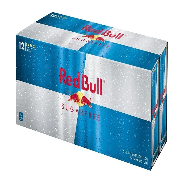 Red Bull Energy Drink, Sugar Free, 16 fl oz (12 pack)