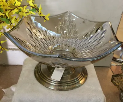 Wholesale Wedding Party & Events Designer Bowls Luxury Glass & Metal Modern Serving Bowl with premium quality