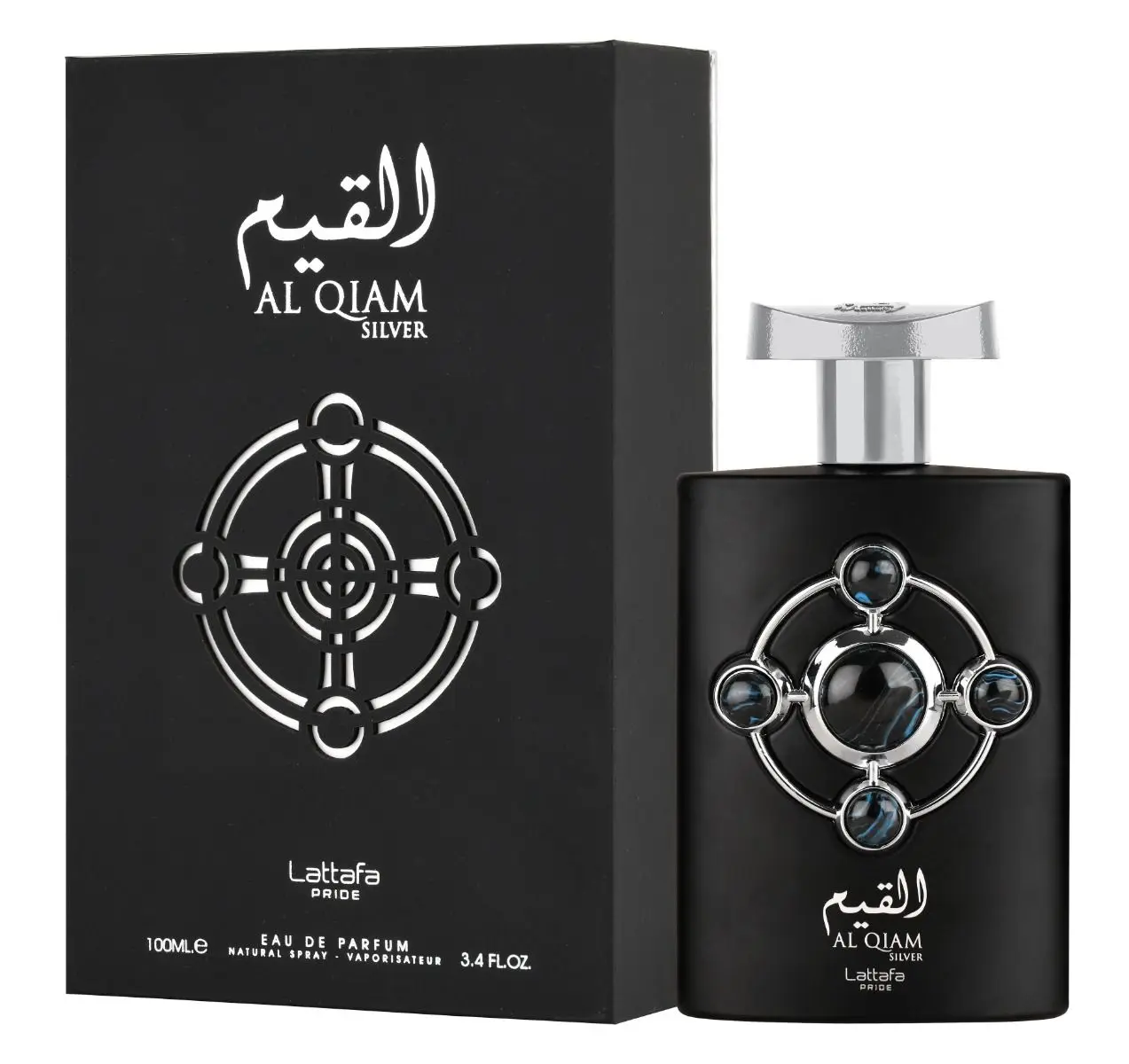 Lattafa Pride ALQIAM Silver Eau de Perfume 100ml Dubai perfumes lattafa perfumes Dubai Arabic scents for men