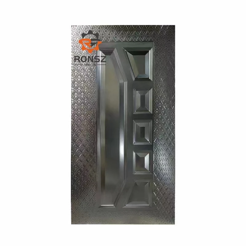 Reasonable Price Moulded Steel Door Skin Embossed Pressed Metal Door Skin Panel For Door