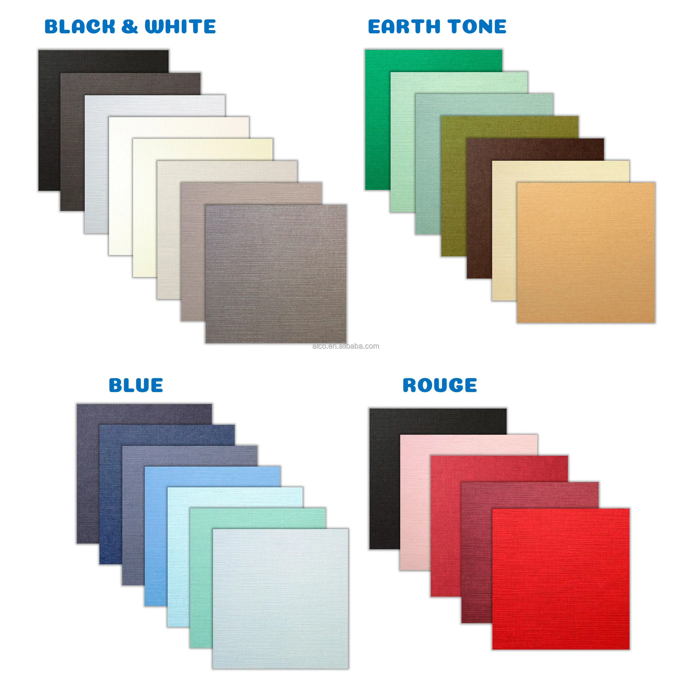 12x12 Inch Linen Cardstock 250gsm Heavy Paper for Decorative Scrapbook DIY Craft Project Die-Cut Card Making & Paperboards