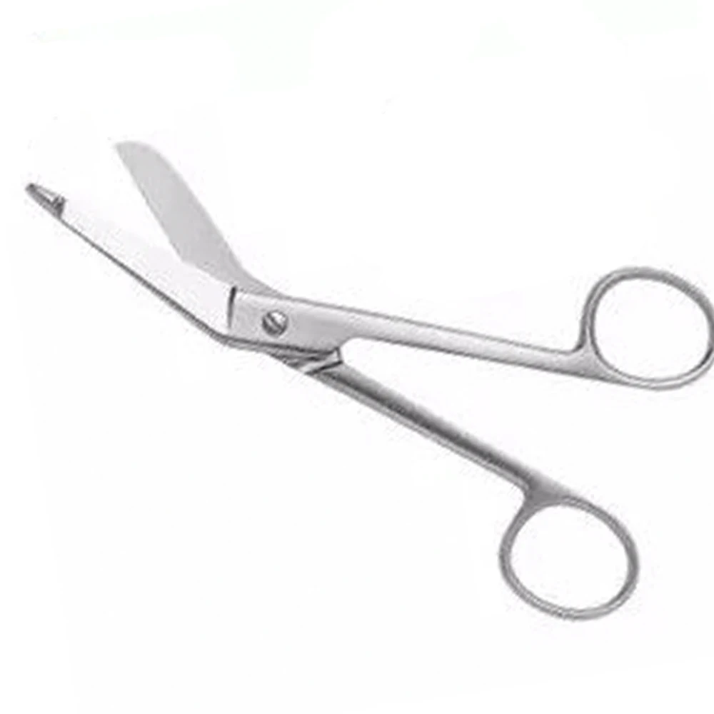 Cheap Price Surgical Orthodontics Bandage Curved Upward Scissors Custom Logo Basic Surgical Instruments