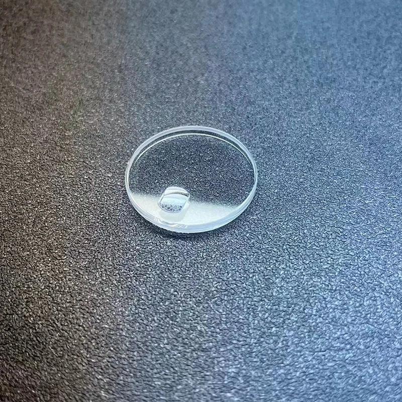 Groove Sapphire Crystal Watch Glass with Date Window