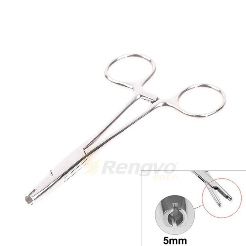 Professional Disc Forceps Body Piercing Equipment 3-5mm Dermal Anchor Holding Tool Plier Tweezers Clamp for Lip Tattoo Kits