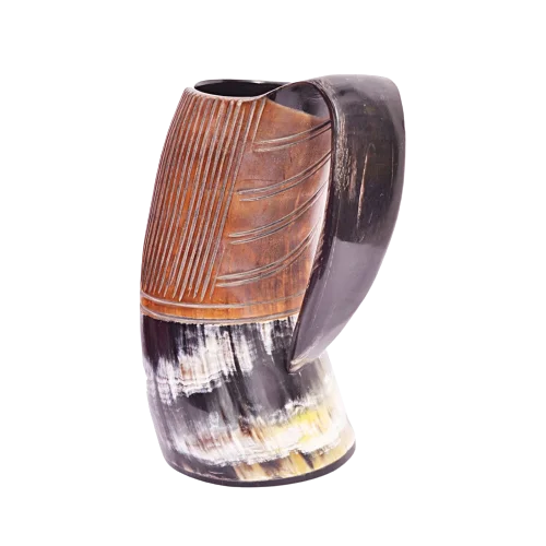 Wholesale Prices Horn Beer Stein Viking Drinking Cup For Home Uses Manufacture in India By Indian Exporters