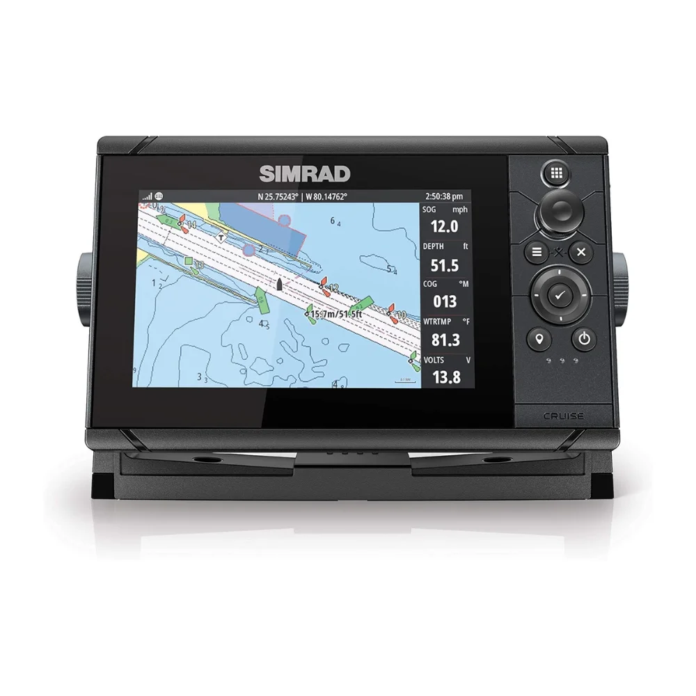 WHOLESALE 7-7-inch Transducer, Preloaded C-MAP US Coastal Map