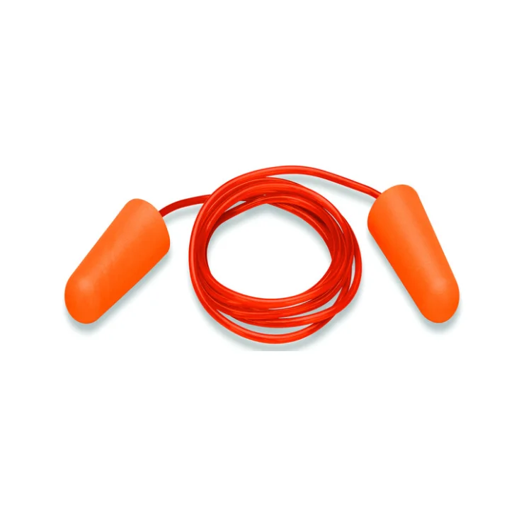 Best Price polyurethane foam earplugs with NRR 32dB disposable corded earplugs hearing protection from Vietnam