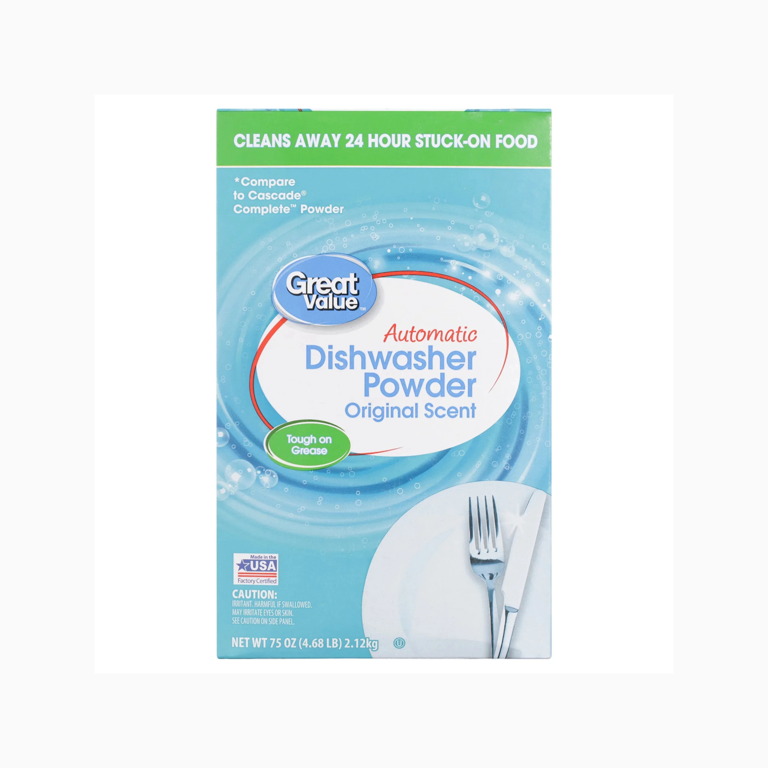 Great Value Fresh Scent Dishwasher Powder Pacs with Grease ..