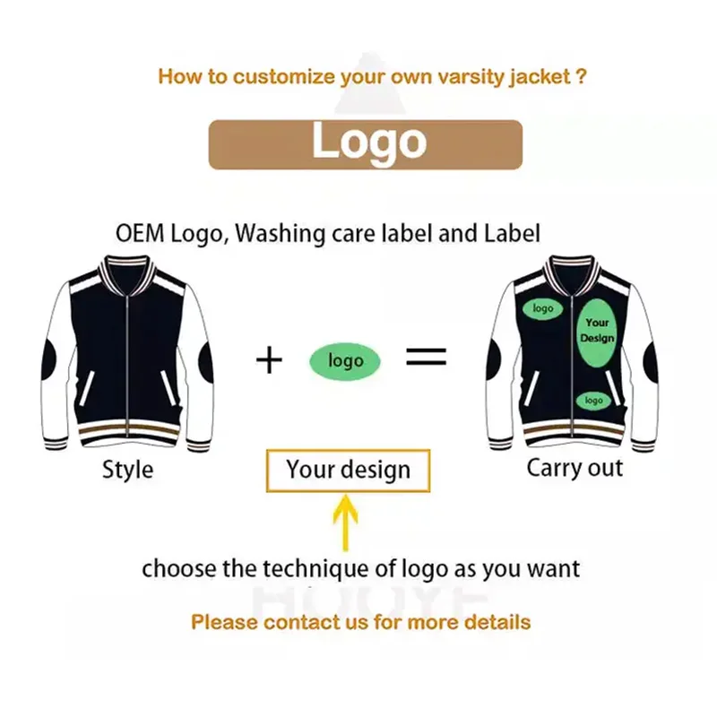 YU JIA factory manufacture winter mens bomber jackets with custom genuine leather chenille embroidery motorcycle riding jacket
