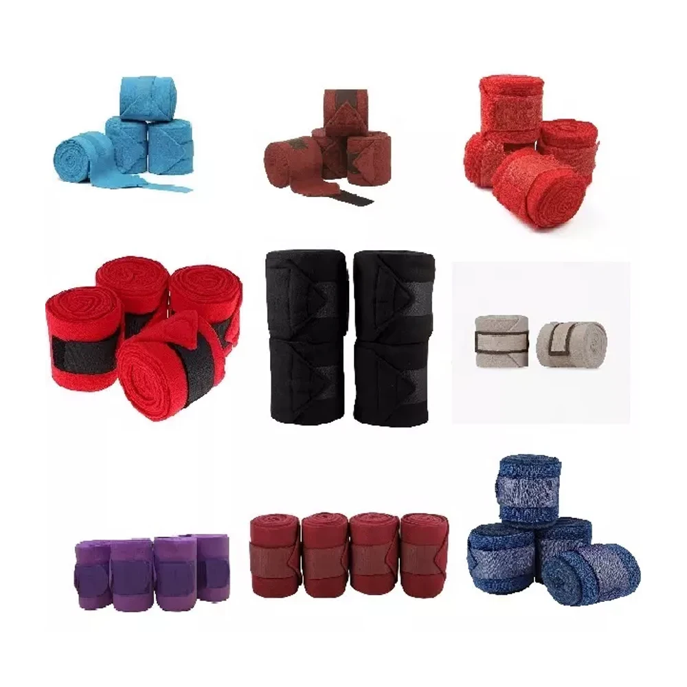 Cohesive Bandage for Equestrian Care Soft First Aid Horse Cotton Leg Wrap for Horse Injury Treatment