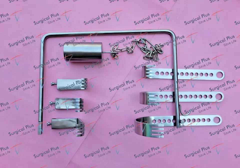 Набор ортопедических ретракторов Charnley Tetra Industries удлиненный из нержавеющей стали многоразовый для операций на тазобедренном суставе класс A+