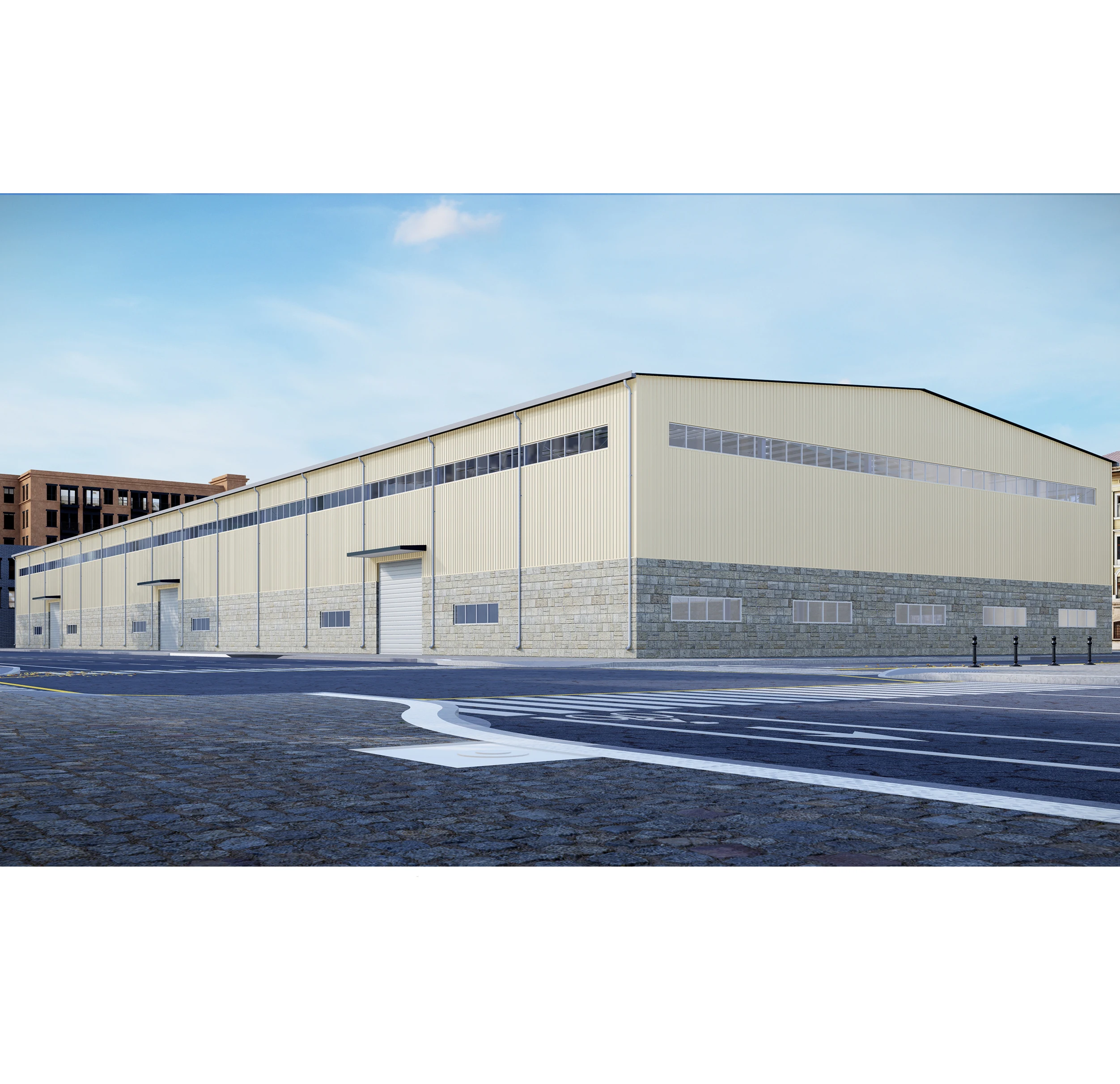 Industrial steel structure factory prefabricated warehouse workshop made in China