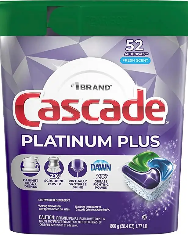 Cascade Dishwasher Detergent - Powder - 60 Oz (3.75 Lb) - 1/ Each - White
