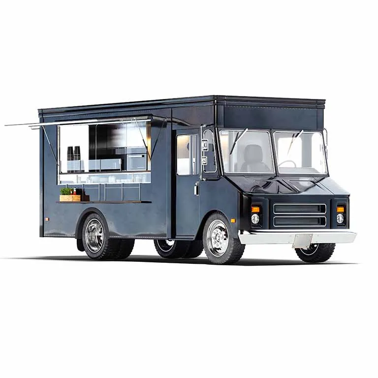Standard Food Truck Fast Food Cart Trailer Customised Kitchen FOR sale