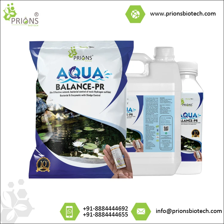 Водоемы для аквакультуры и очистка речной воды биотики ферменты Aqua Balance-PR