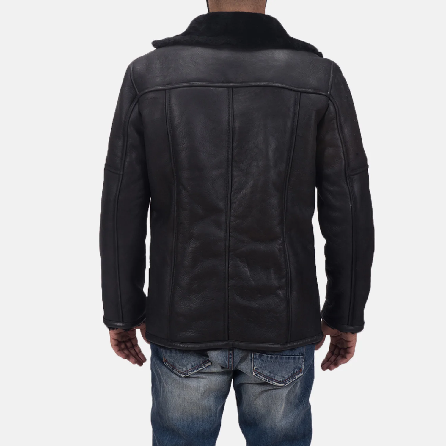 Furcliff Double Face Shearling Leather Coat