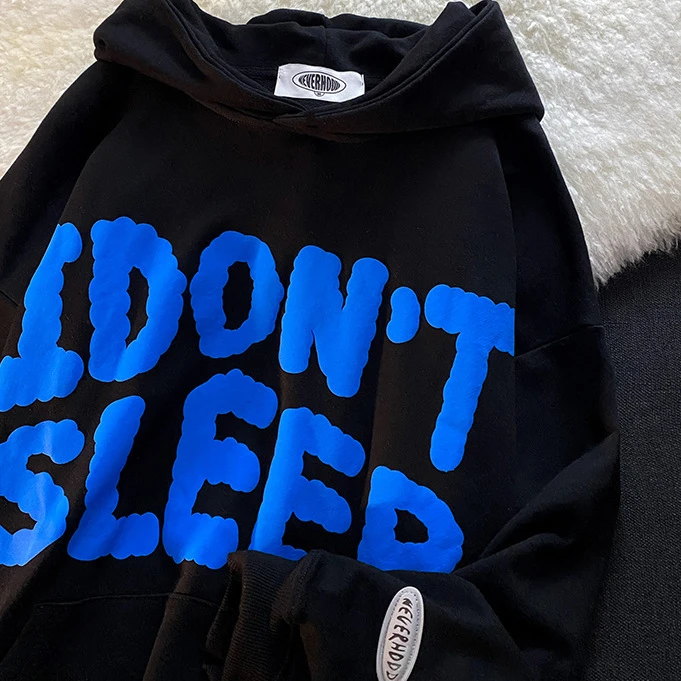 Wholesale Oversized Puff Printing Hoodies Pullover Cotton Unisex Sweatshirts Heavyweight customized 3d Puff Print Hoodie for men