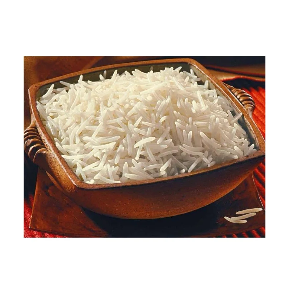 Basmati Rice 1121 White Sella Long Grain Rice Broken 2% 25/50 kg pp Bag
