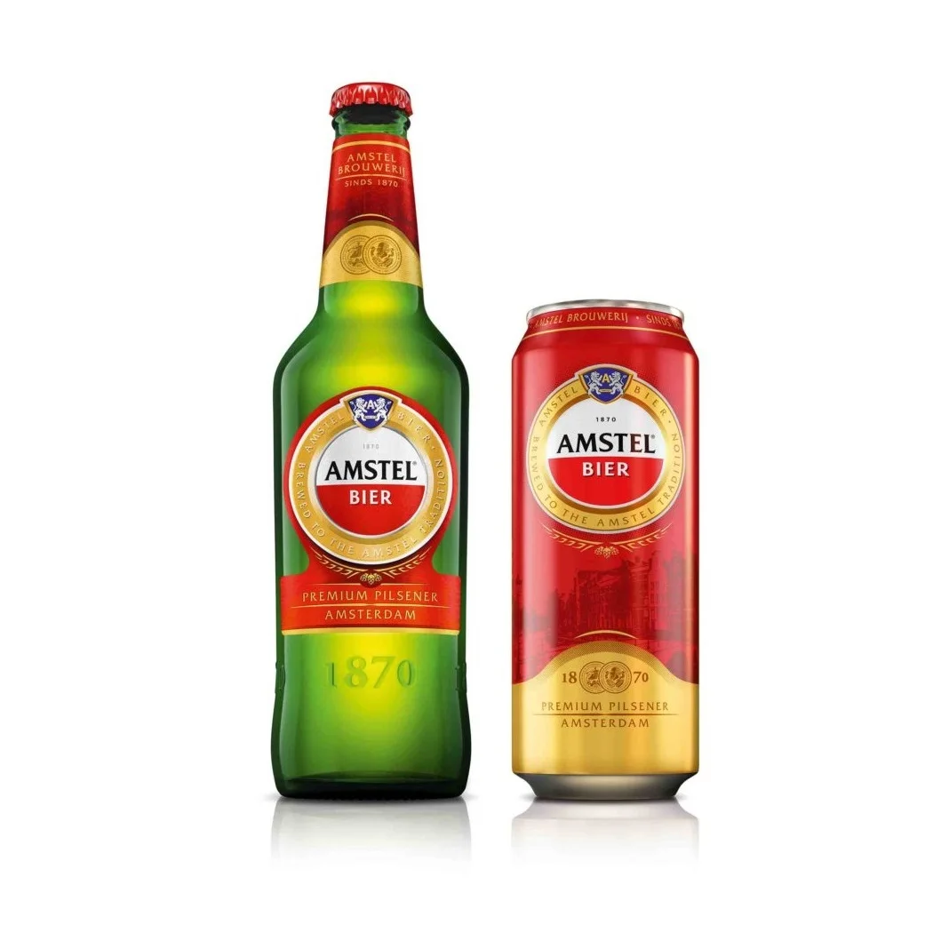Amstel пиво-бутылки и банки/баночное пиво по