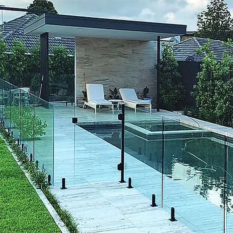 New Design Stainless Steel Frameless Glass Pool Fence