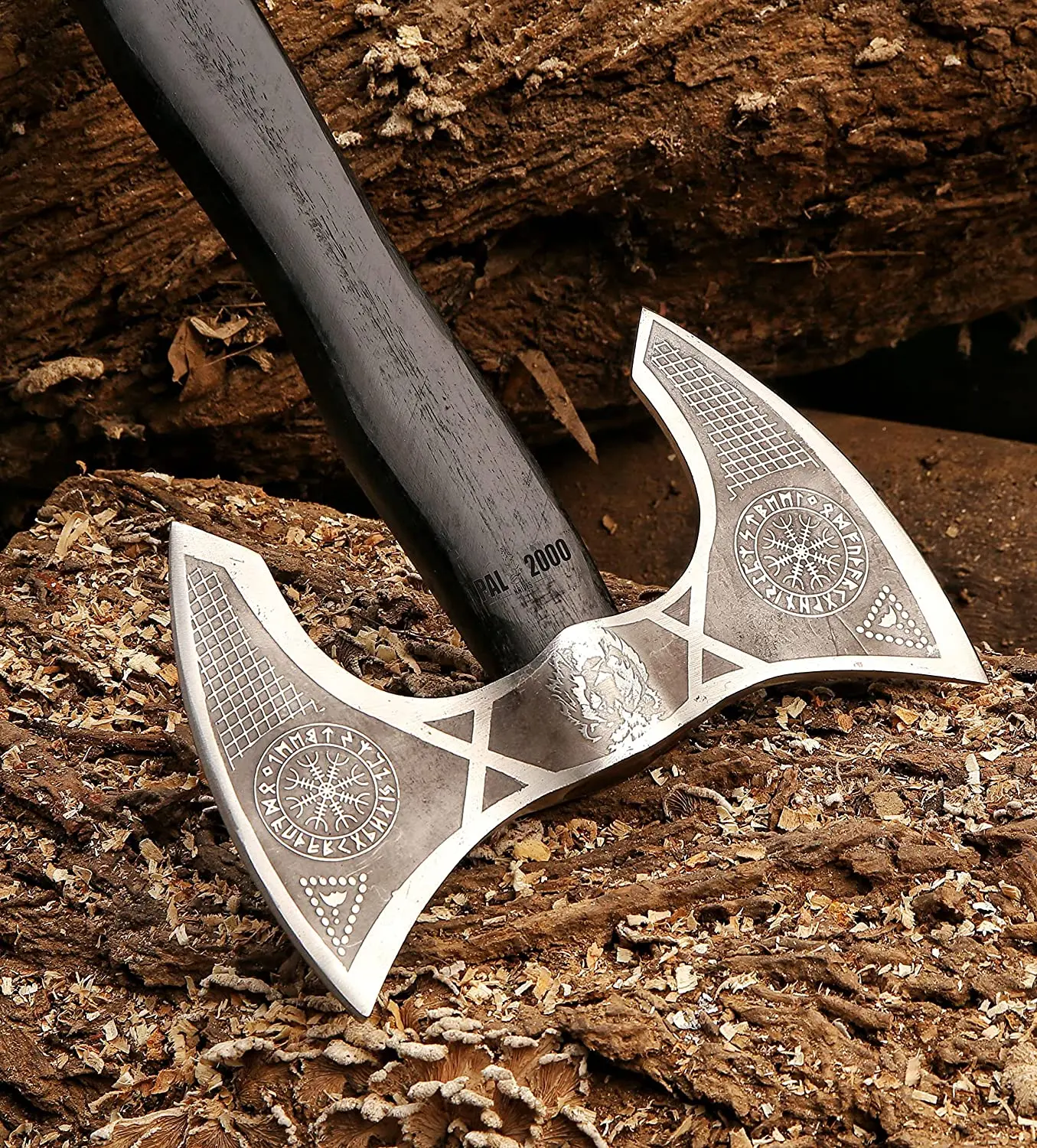 All-Purpose Axe for Camping, Survival, Outdoors, Wood Cutting and Splitting,useful garden tomahawk axe