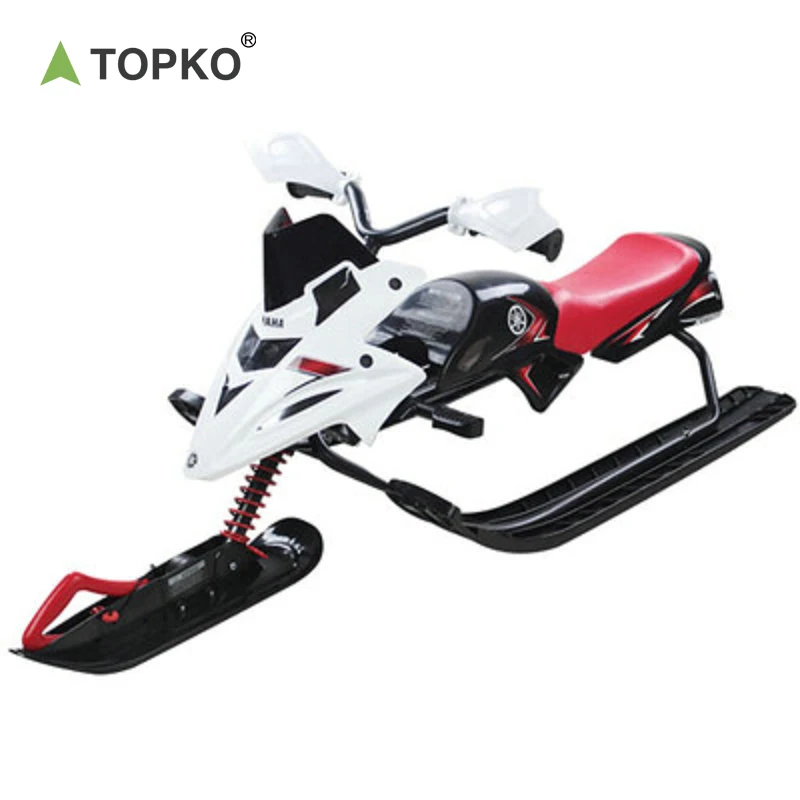 Детский Забавный Снежный Лыжный велосипед сани скутер снежный гоночный для детей прочная стальная труба снегоход