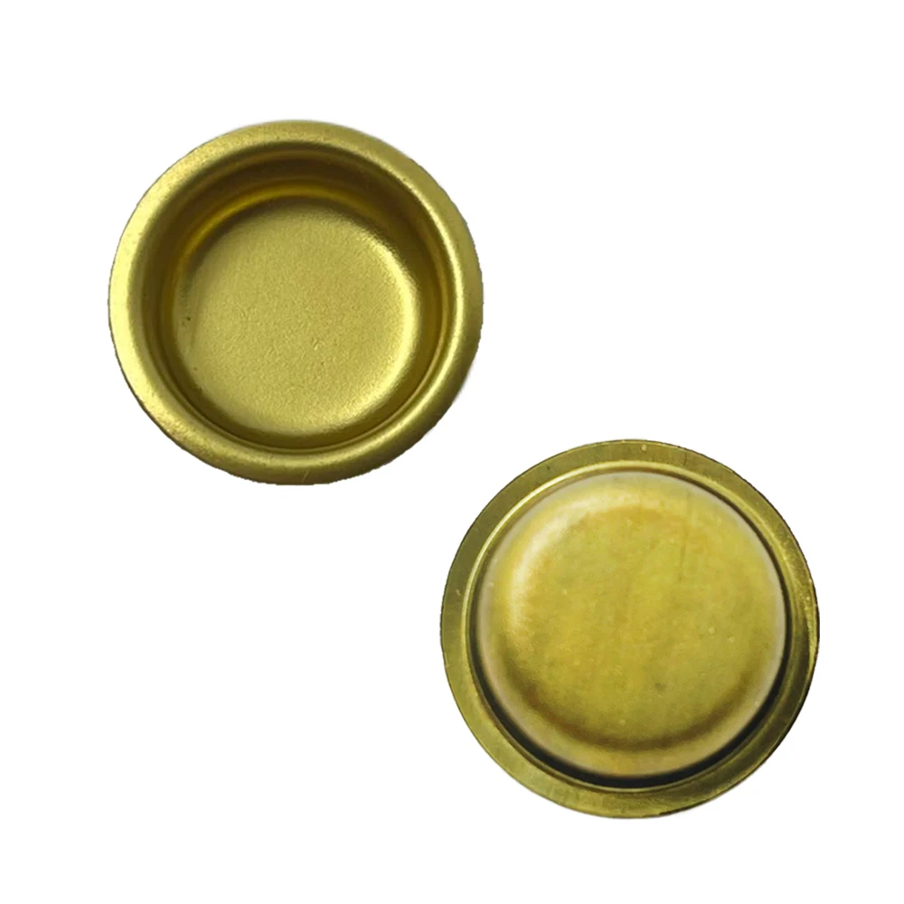 Flush Finger Pulls Brass Polished Finish Diameter