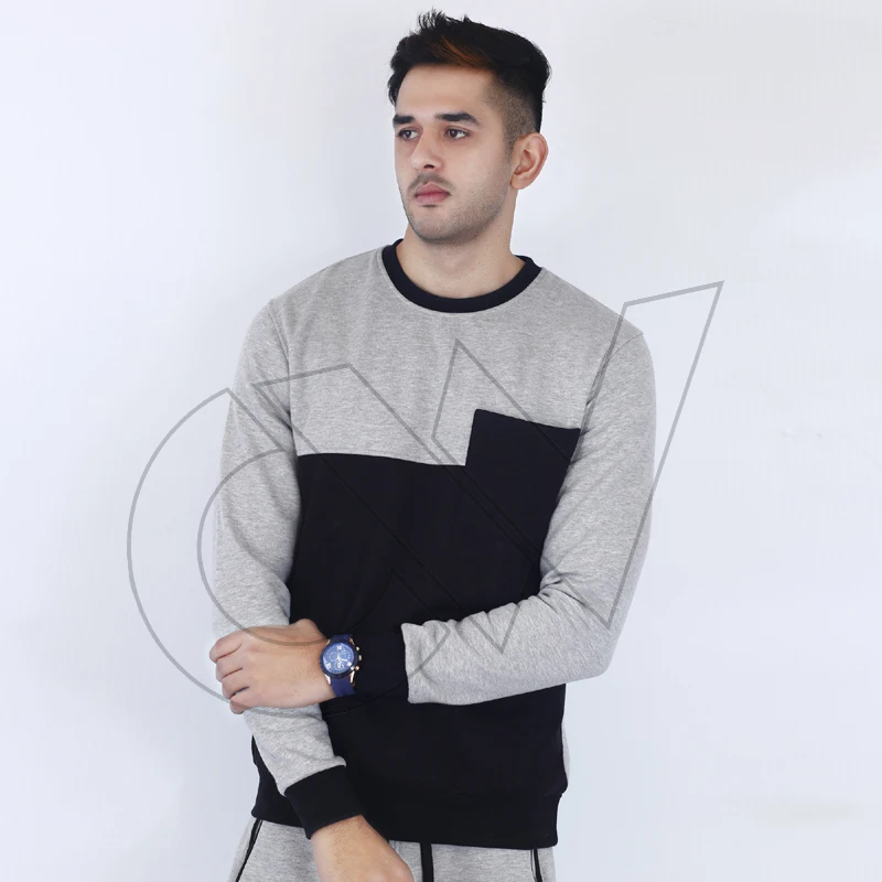 Premium Quality 2022 Men Crewneck Cotton Fleece Sweatshirts