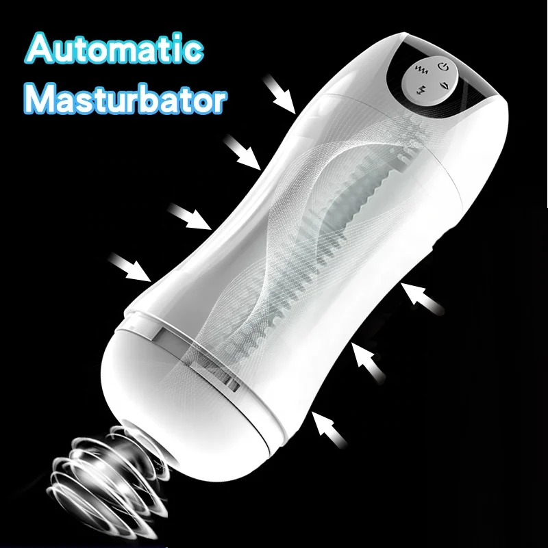 Electric Man Masturbation Sleeve Male Stroker Automatic Sucking Masturbator With Sounds