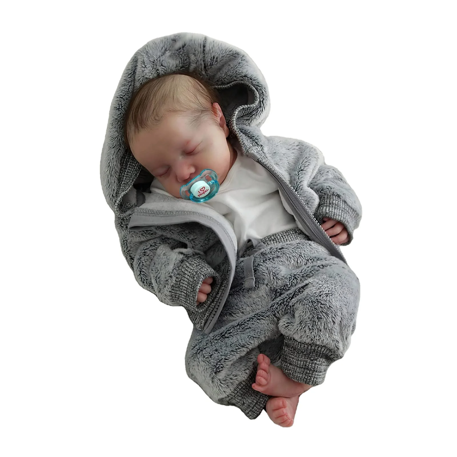 Hot Sale Realistic 18Inch Newborn Handmade Realistic Lifelike Full Silicone Reborn Baby Doll Gifts For Boy