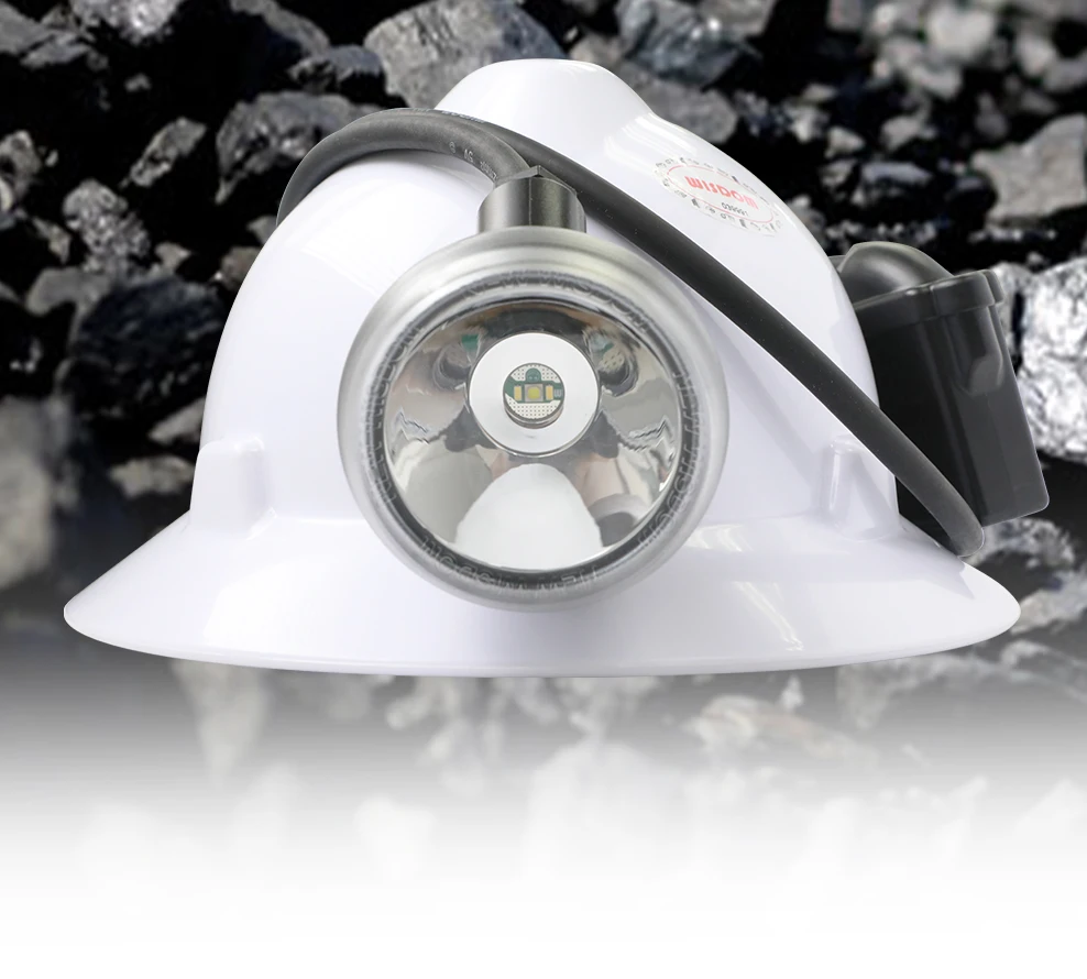 Original WISDOM Mining Lamp Rechargeable Waterproof Miner Lamp Underground Mine Headlamp KL6M