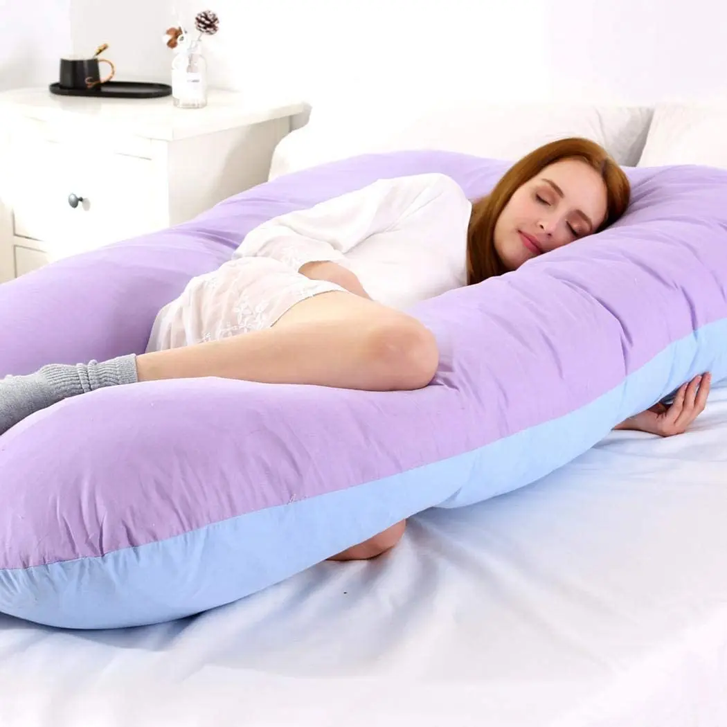 Multi-color Pregnancy Pillow U Shape Pillow for Pregnancy, U Shaped Maternity Pregnancy Body Pillow With Zipper