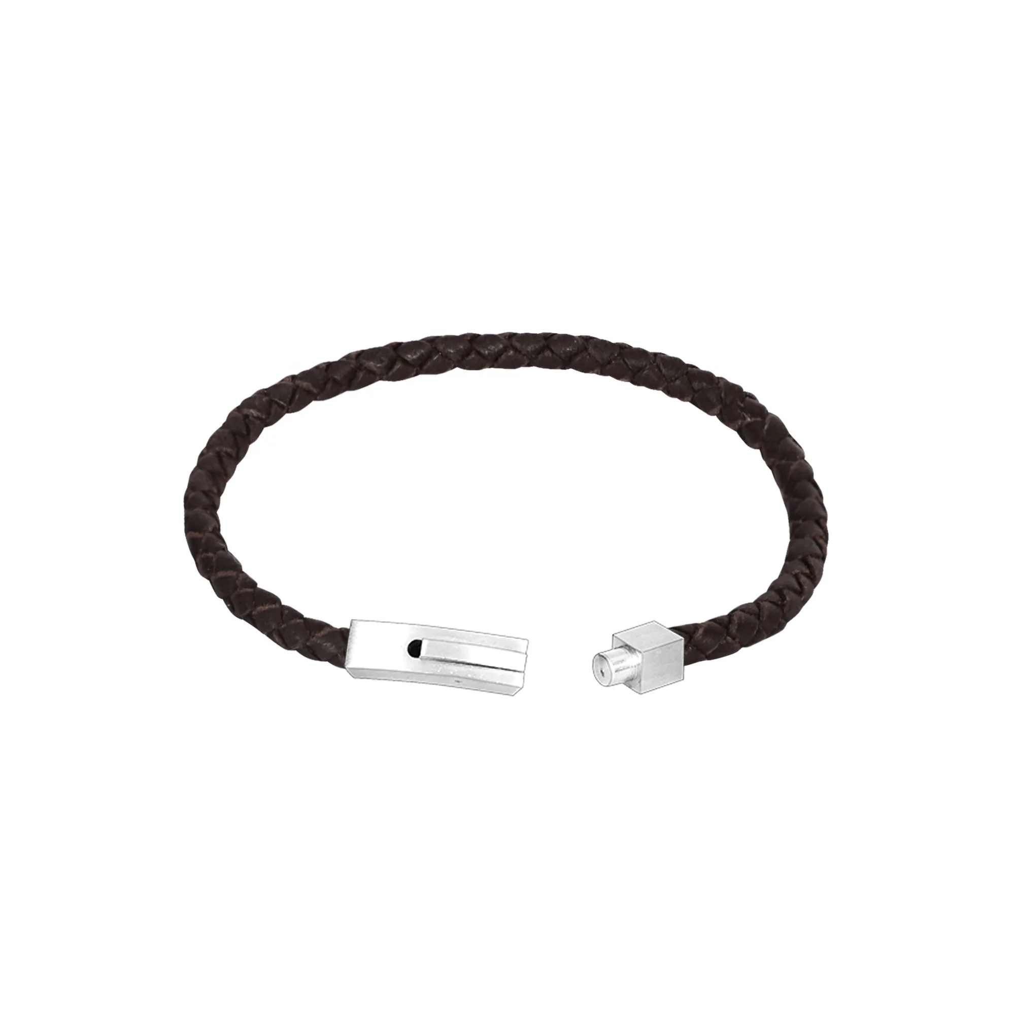 Latest Design Fashion Water Resistant Bolo Braided Leather Bracelet Manufacturer by PSDS