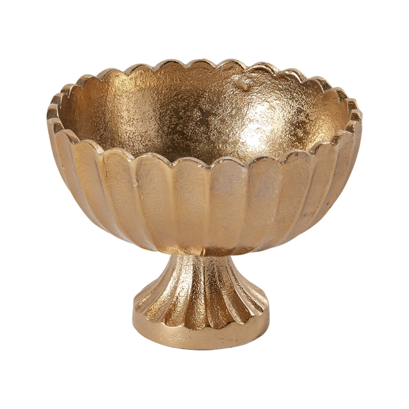Pedestal Bowl Vase for Table Decoration Metal Compote Bowl Flower Arrangement Pots Bulk Flower Holder for Indoor & Outdoor Decor