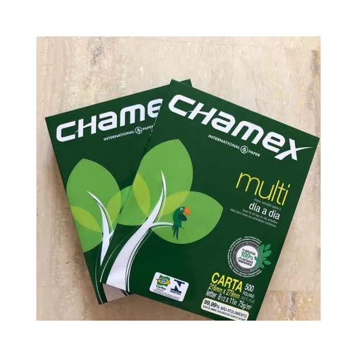 Papel A4 75 г ECO Chamex копировальная бумага 80gsm Resma Упаковка: 10 опывов A3/a4/размер буквы/юридический размер белый 2 5 кг 70 г.