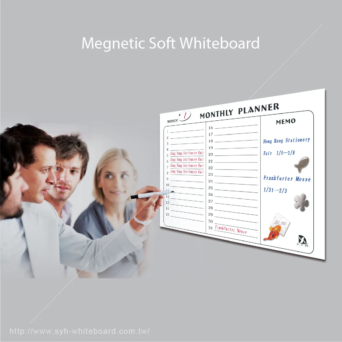 Peel and Stick removable magnetic whiteboard sheet dry erase stickers