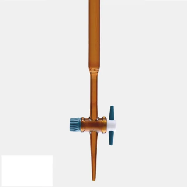 AARK Brand High Quality Laboratory Borosilicate Glass Amber Burette Rota flow in Various Size (1ml to 100ml) For Research Lab