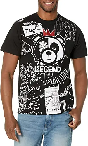 Custom Anime Printed or Embroidered T Shirt Cartoon Printed T shorts at Wholesale