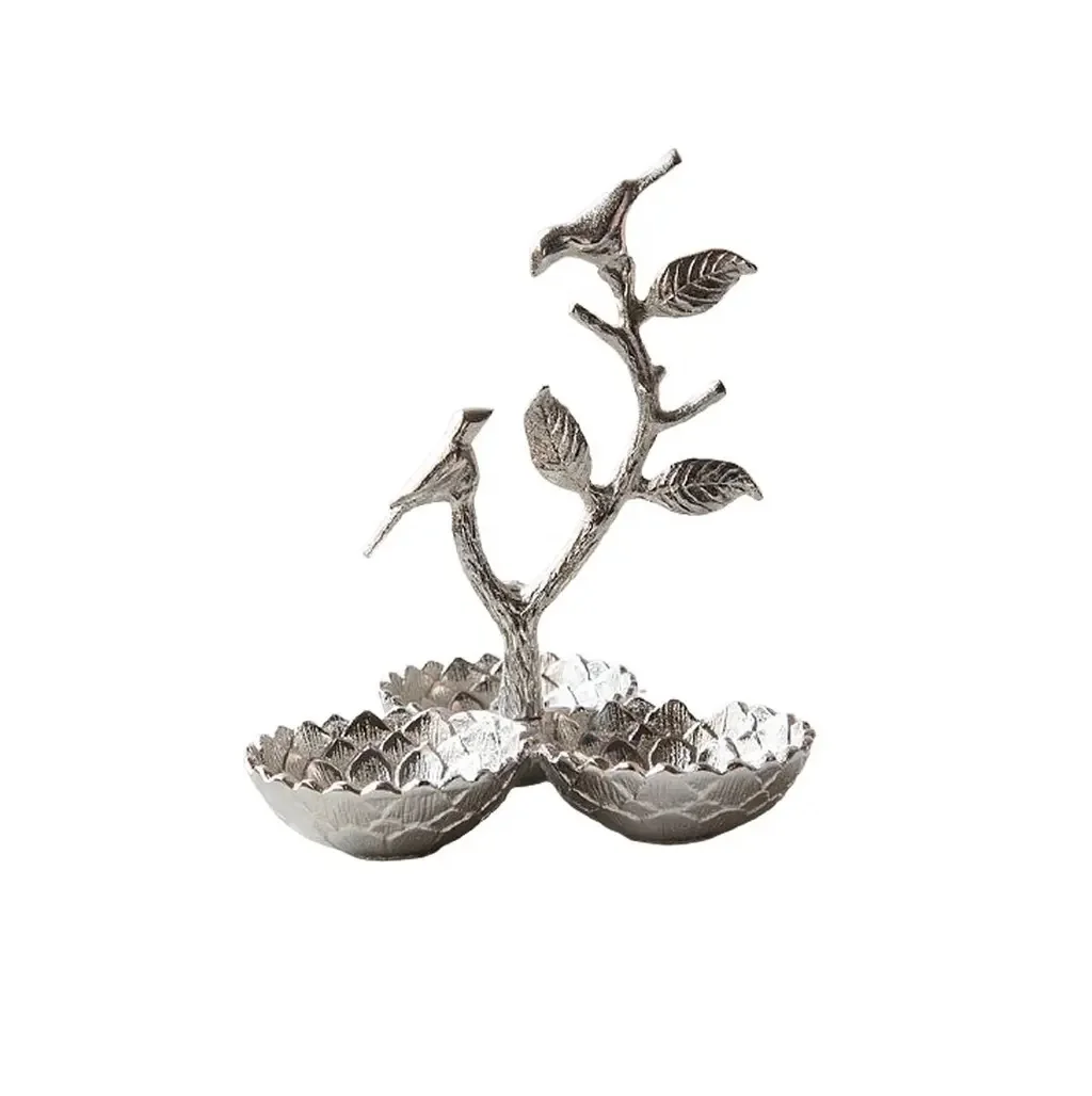 Luxury Gold Plating Metal Decorative Serving Bowl Premium Quality Fruits and Vegetables Bowl Table Decorations New Serving Tray